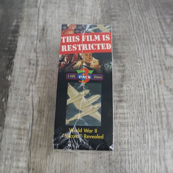 NEW The World War II 3 VHS Tape Set WW2 Film is Restricted Secrets Revealed - Picture 2 of 6